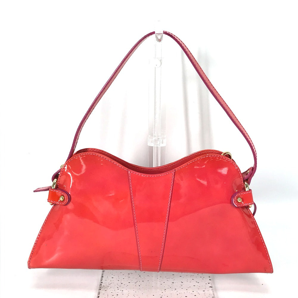 FENDI Handbag enamel pink By color Women Used Authentic