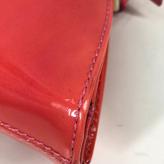 FENDI Handbag enamel pink By color Women Used Authentic
