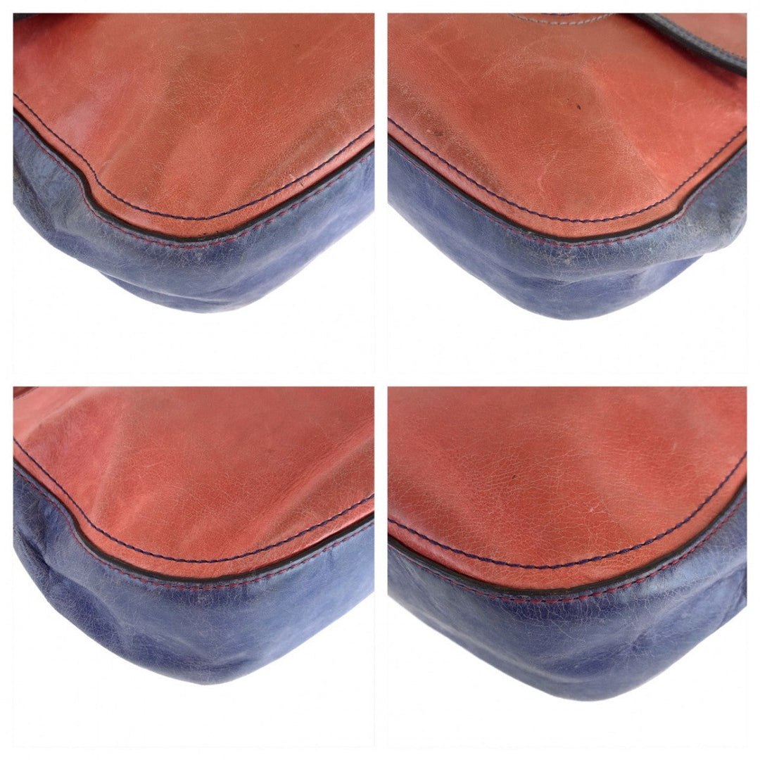 COACH Shoulder Bag leather pink Legacy