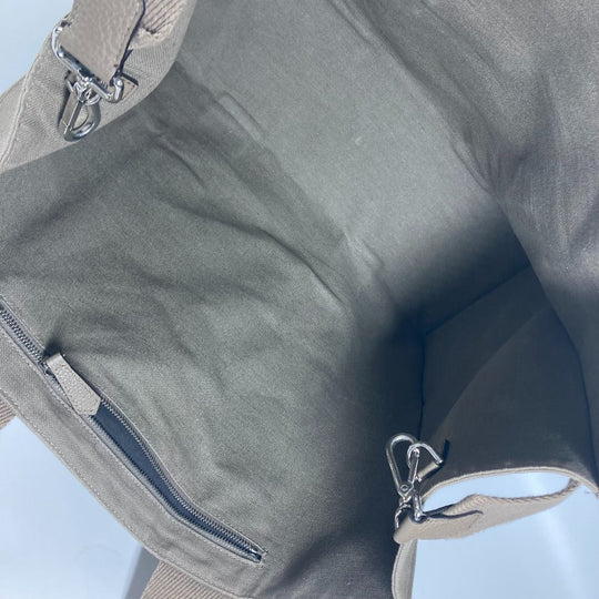 FENDI Tote Bag  7VA558 canvas khaki TOTE CANVAS mens Used Authentic