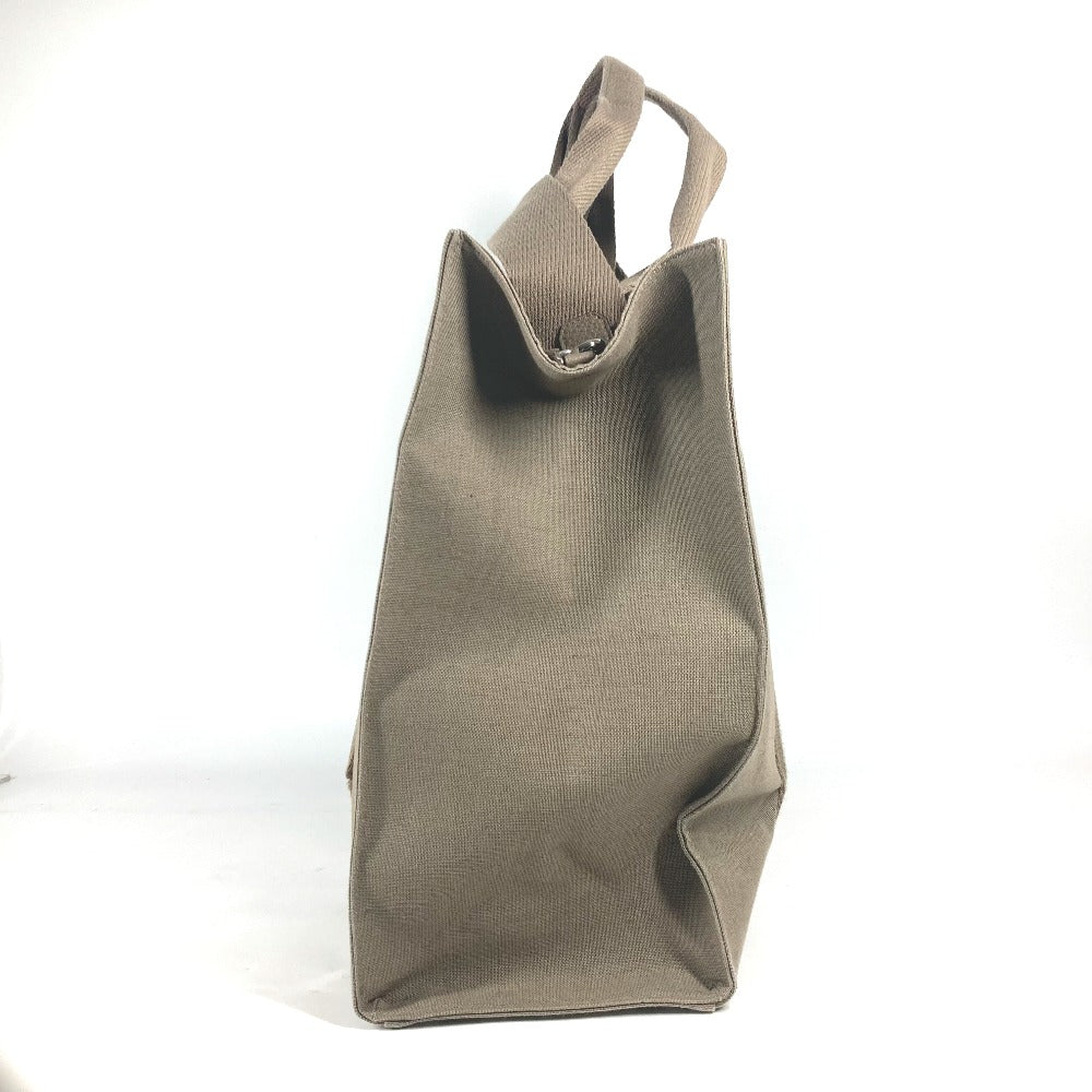 FENDI Tote Bag  7VA558 canvas khaki TOTE CANVAS mens Used Authentic