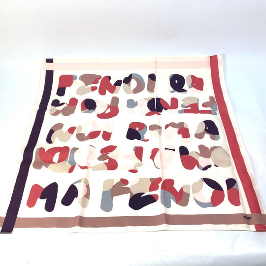 FENDI scarf polyester pink Osaka Reopening Exclusive Novelty (Not for Sale) Furoshiki FENDI ROMA logo Women Used Authentic