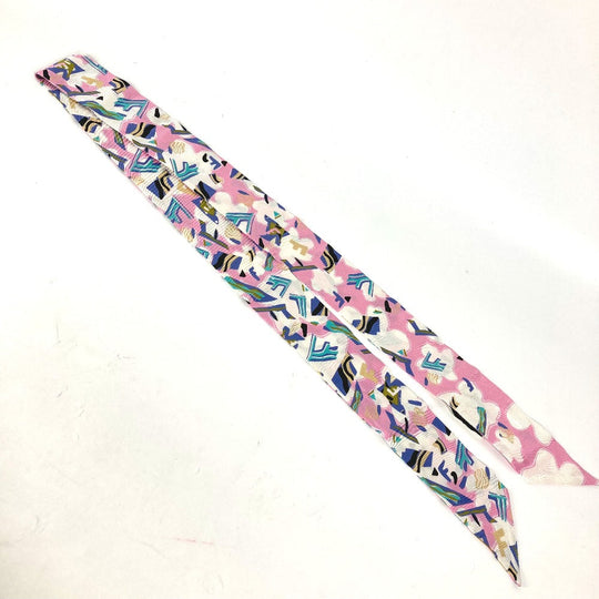 FENDI scarf silk pink Overall handle Rappie