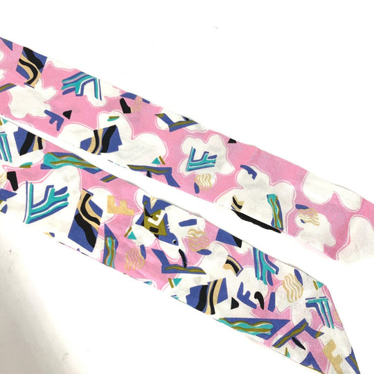 FENDI scarf silk pink Overall handle Rappie