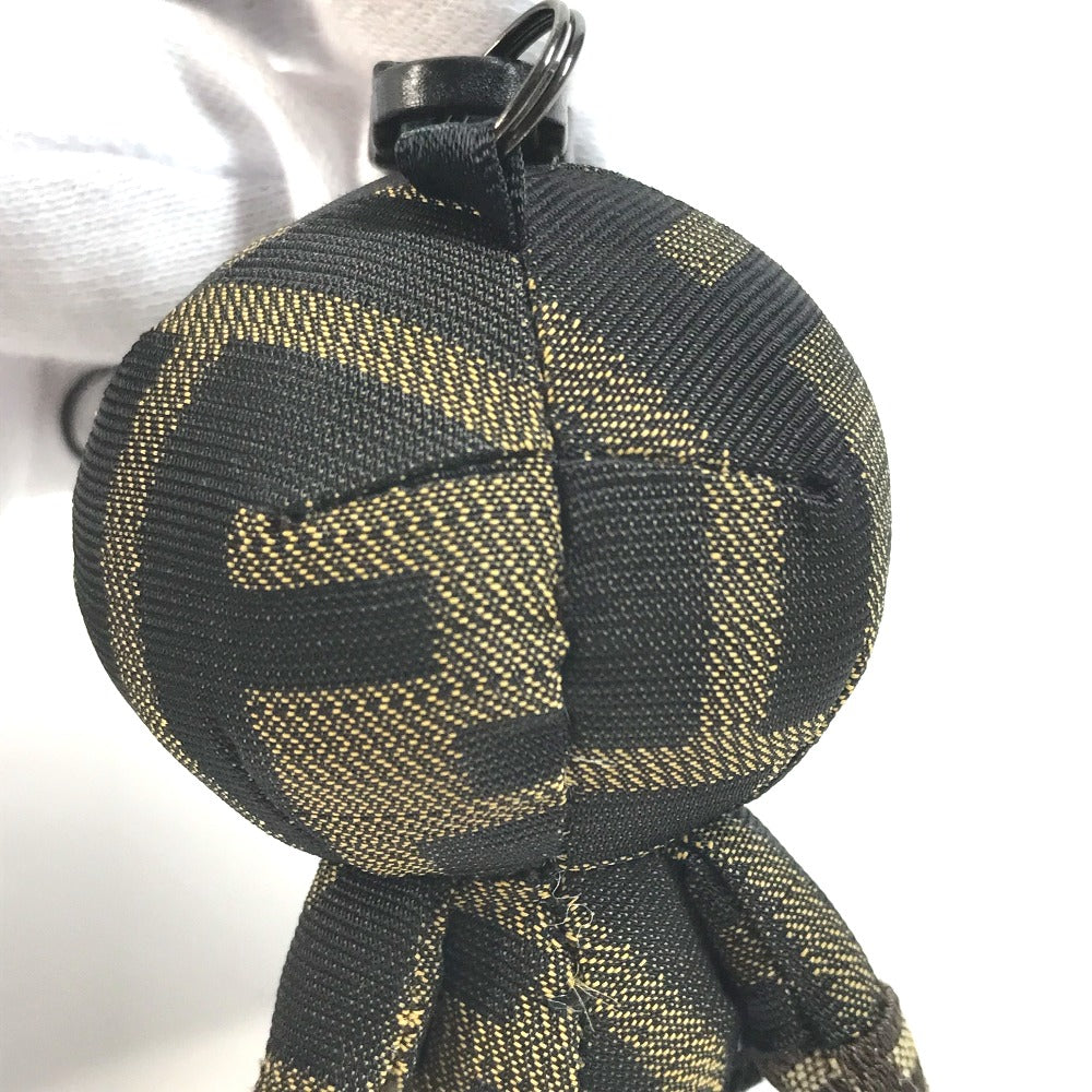 FENDI charm canvas Brown A BATHING APE A Bathing Ape Collaboration Milo Zucca mens Used Authentic