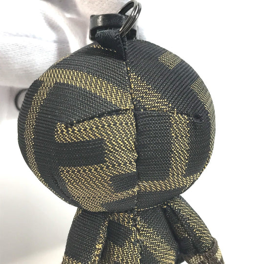 FENDI charm canvas Brown A BATHING APE A Bathing Ape Collaboration Milo Zucca mens Used Authentic