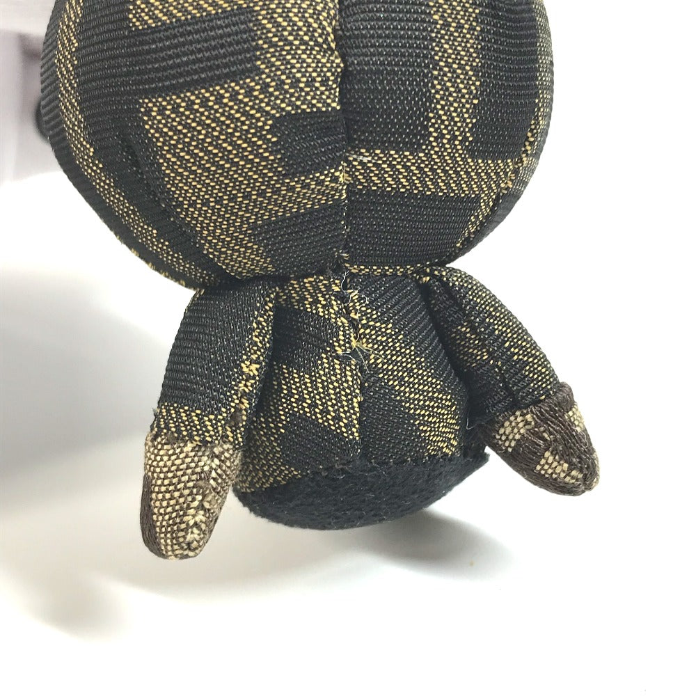 FENDI charm canvas Brown A BATHING APE A Bathing Ape Collaboration Milo Zucca mens Used Authentic