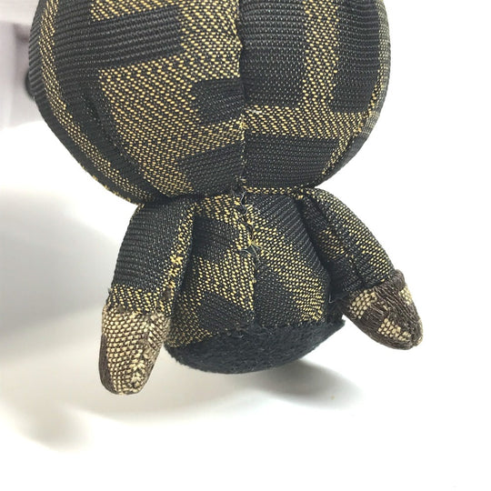 FENDI charm canvas Brown A BATHING APE A Bathing Ape Collaboration Milo Zucca mens Used Authentic