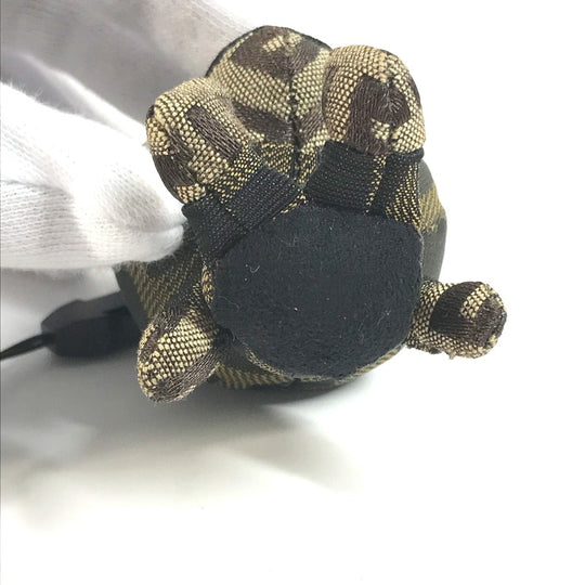 FENDI charm canvas Brown A BATHING APE A Bathing Ape Collaboration Milo Zucca mens Used Authentic