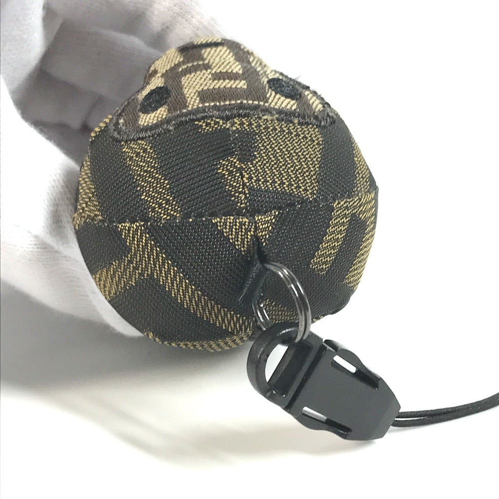 FENDI charm canvas Brown A BATHING APE A Bathing Ape Collaboration Milo Zucca mens Used Authentic