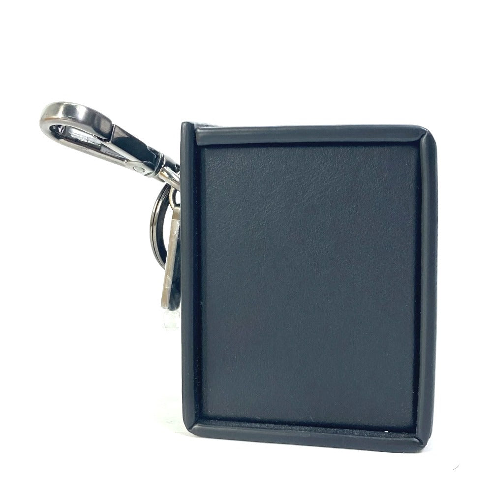 FENDI key ring 7AR894 leather black Mini box MINIBOX Women Secondhand Authentic