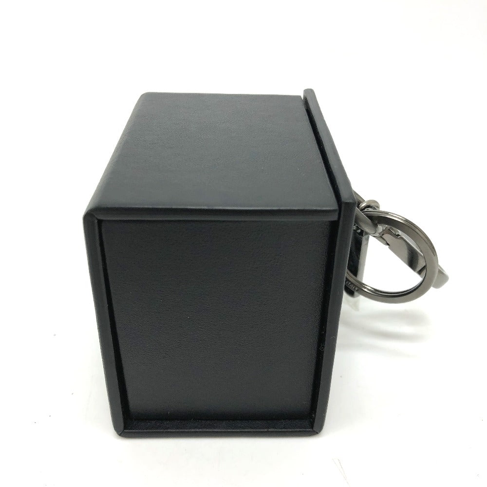 FENDI key ring 7AR894 leather black logo/accessories mini box