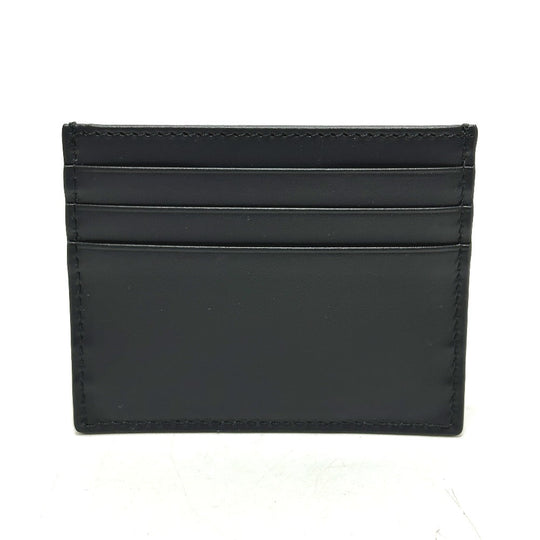 FENDI Card Case 7M0164 leather black logo mens Used Authentic