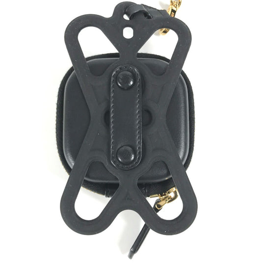 FENDI strap Rubber, Leather black Mesh strap included logo smartphone pouch case mens Used Authentic