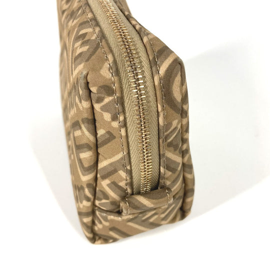 FENDI Pouch 8N0179 Nylon beige SKIMS collaboration logo Women Used Authentic