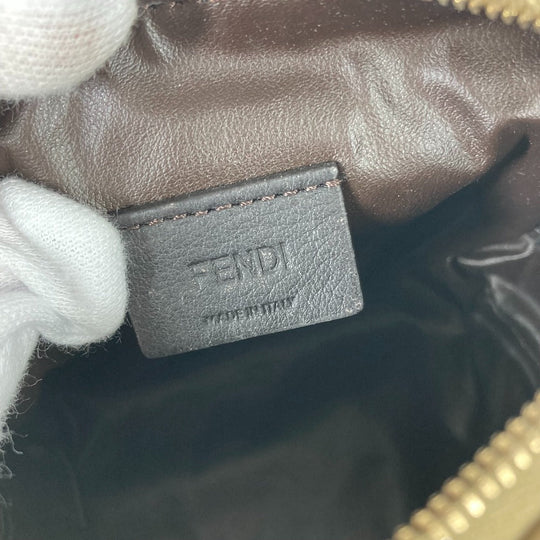 FENDI Pouch 8N0179 Nylon beige SKIMS collaboration logo Women Used Authentic