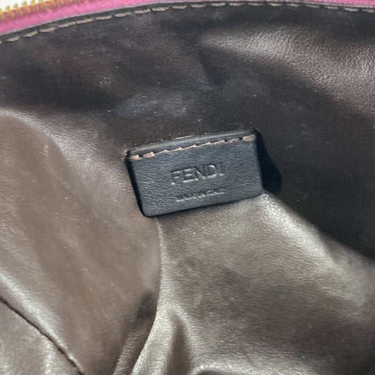 FENDI Pouch 8N0179 Nylon purple SKIMS collaboration logo Women Used Authentic