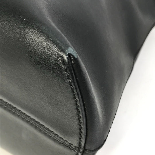 FENDI Backpack 8BZ042 leather black Bag to school Women Used Authentic