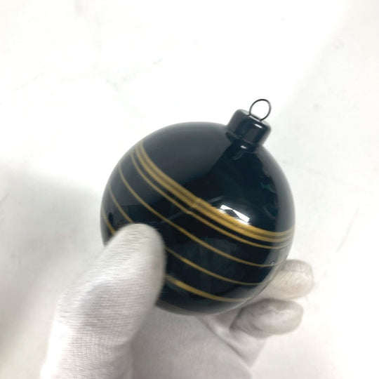 FENDI charm plastic gold Xmas Christmas ball logo Christmas ornaments unisex(Unisex) Used Authentic