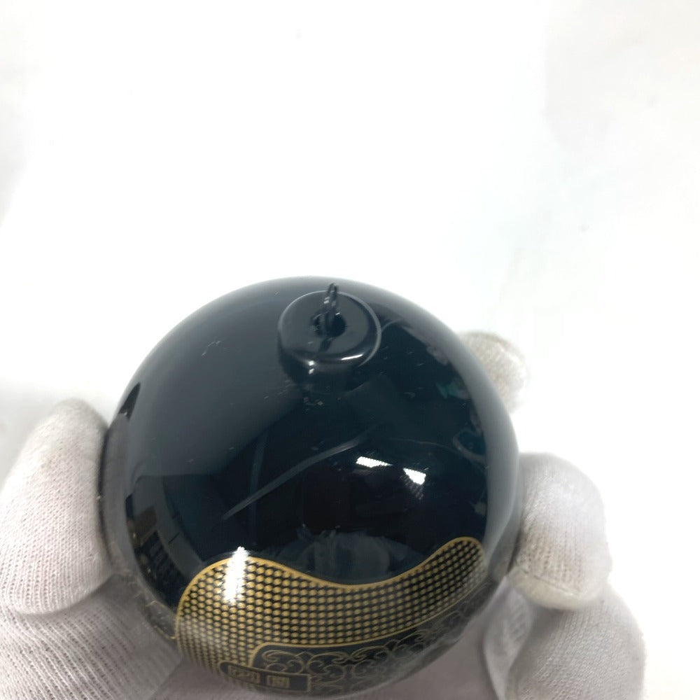 FENDI charm plastic gold Xmas Christmas ball logo Christmas ornaments unisex(Unisex) Used Authentic