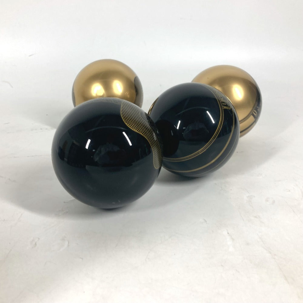 FENDI charm plastic gold Xmas Christmas ball logo Christmas ornaments unisex(Unisex) Used Authentic