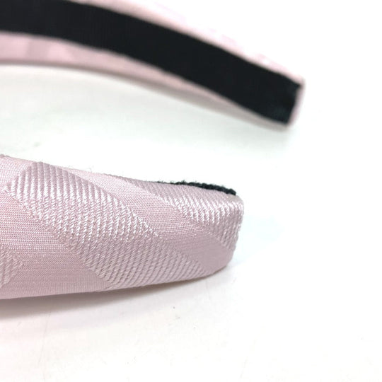 FENDI hair accessory FXQ646 silk pink Zucca Women Used Authentic
