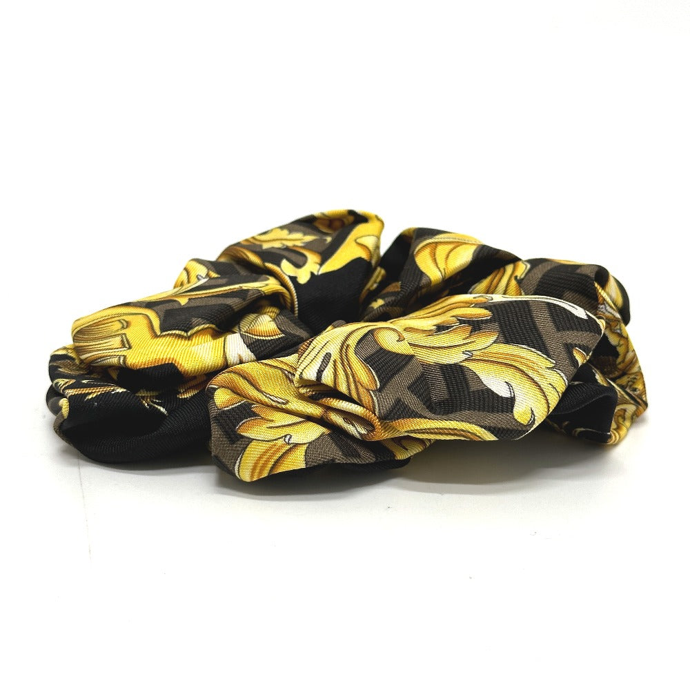 FENDI hair accessory silk black Versace collaboration versace Fendace FENDACE Women Used Authentic