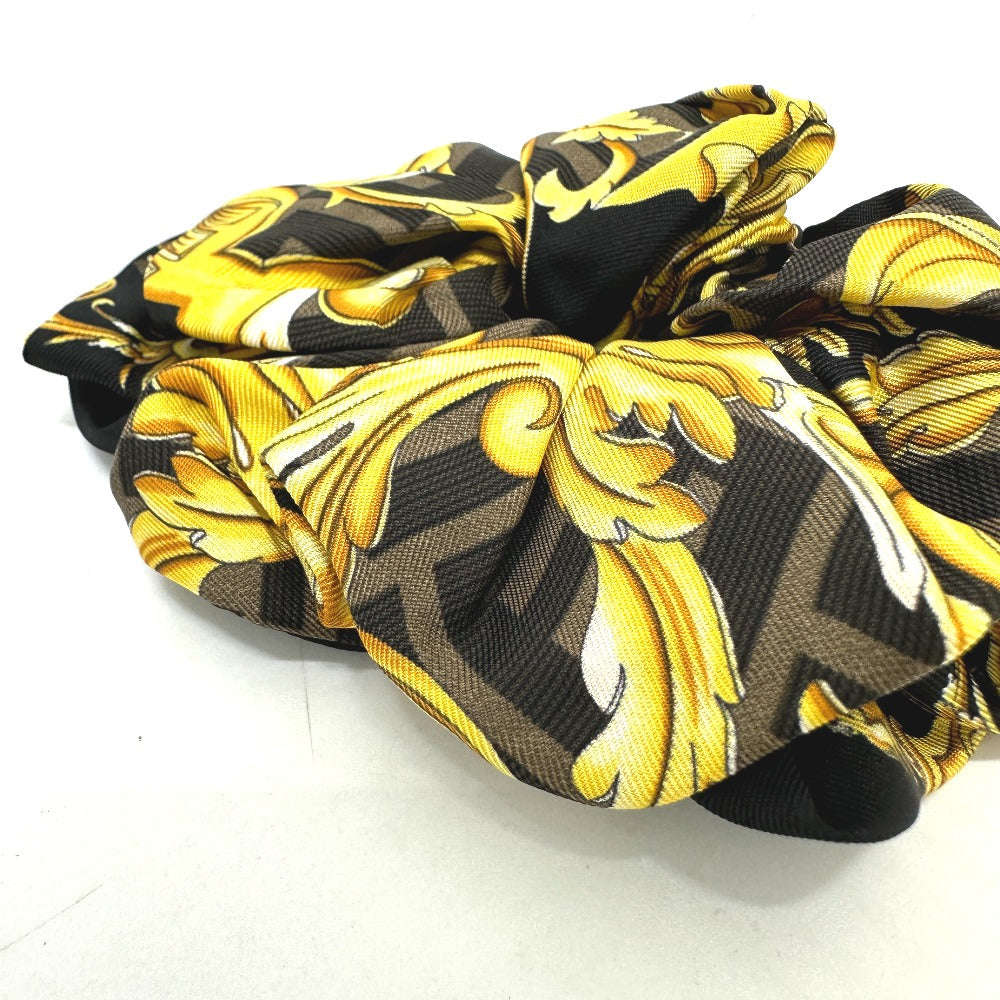 FENDI hair accessory silk black Versace collaboration versace Fendace FENDACE Women Used Authentic