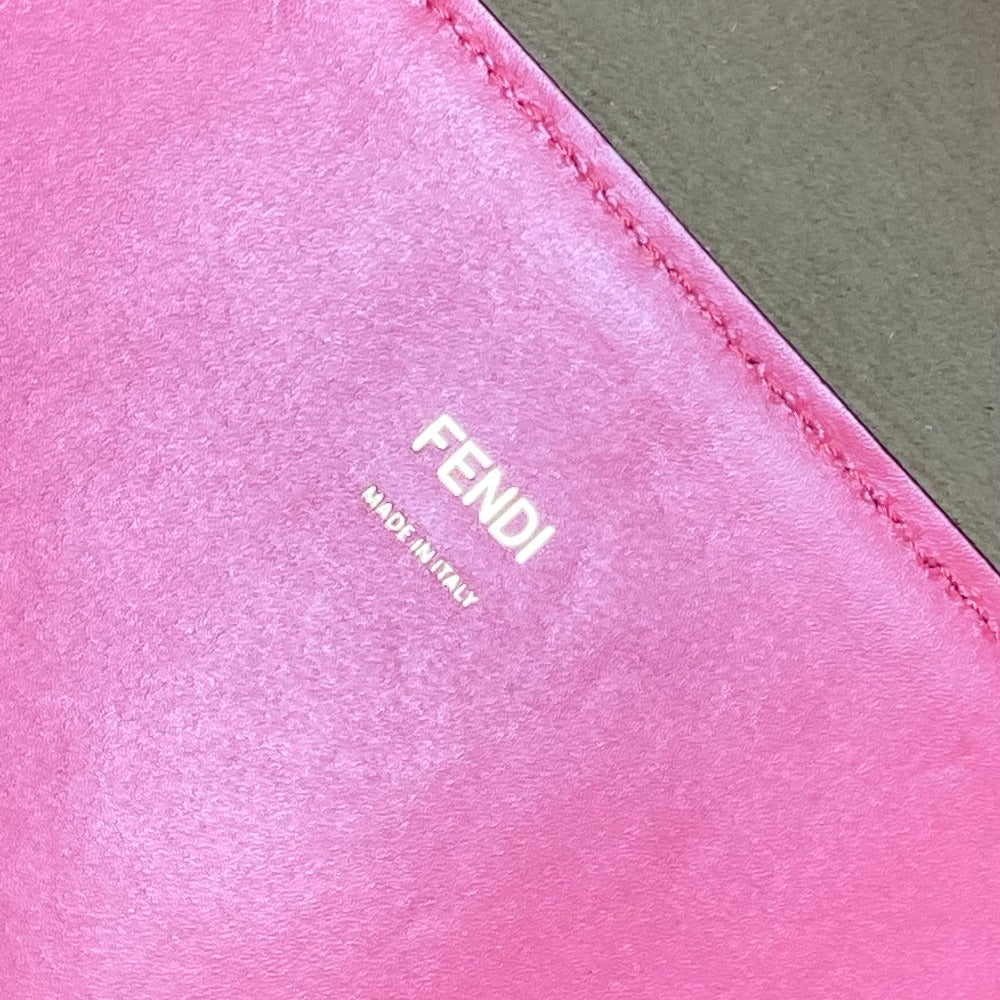 FENDI Tote Bag 8BH386 leather pink Shoulder Bag Sunshine shopper