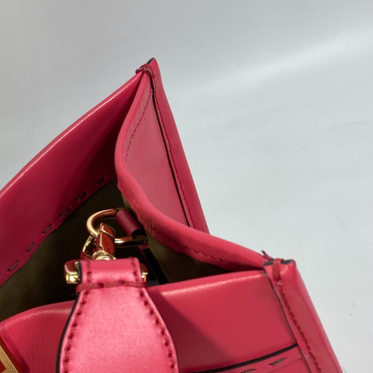 FENDI Tote Bag 8BH386 leather pink Shoulder Bag Sunshine shopper