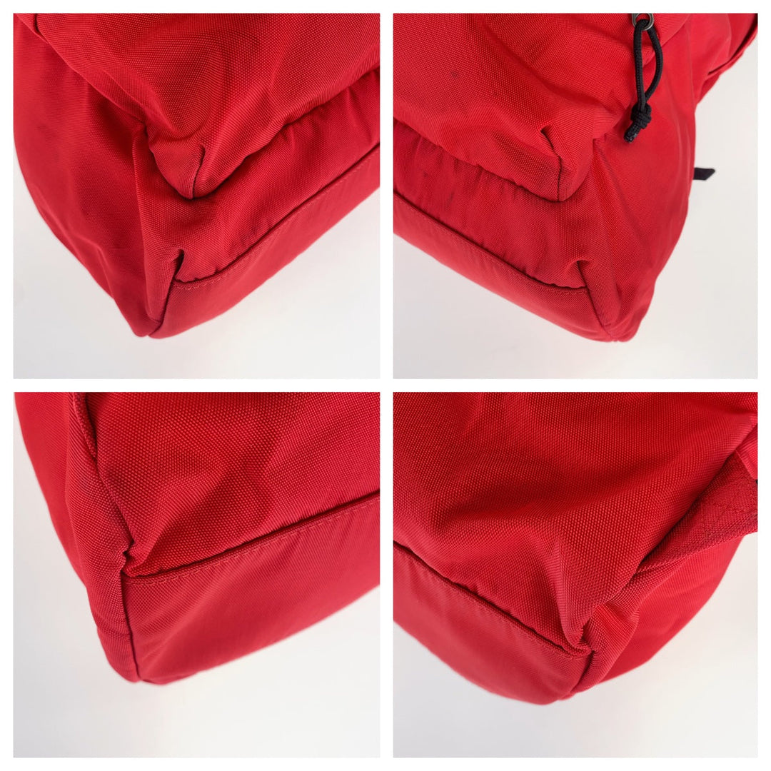 BALENCIAGA Backpack 503221 Nylon red red black black Backpack Backpack Explorer mens Used Authentic