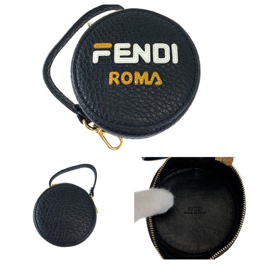 FENDI Backpack Nylon Black black Backpack Backpack Eco Bag Phila Collaboration Foldable Women Used Authentic