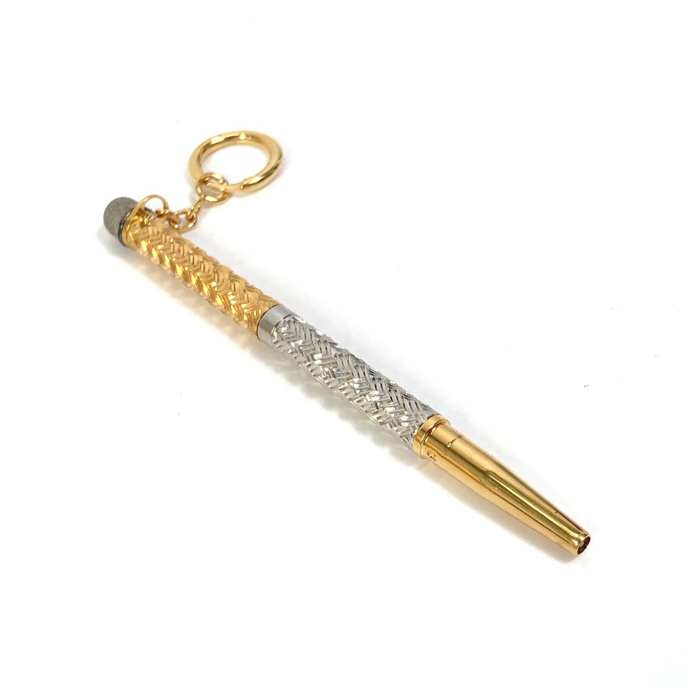 FENDI pen metal Silver CHAOS collaboration scribble pen Women Used Authentic