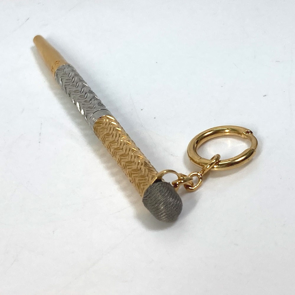 FENDI pen metal Silver CHAOS collaboration scribble pen Women Used Authentic