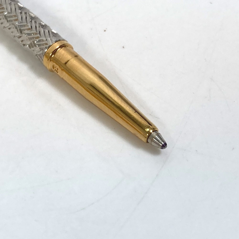 FENDI pen metal Silver CHAOS collaboration scribble pen Women Used Authentic