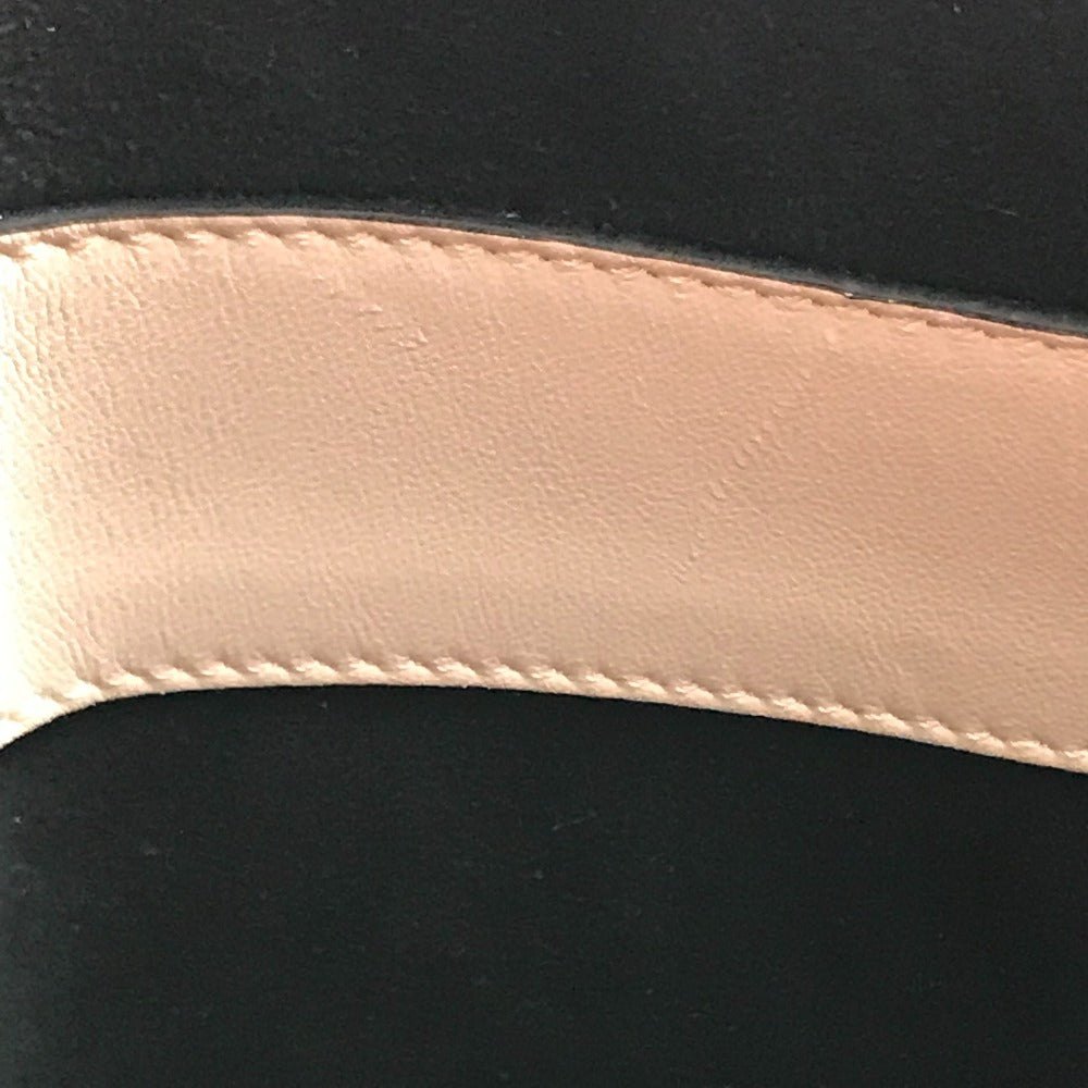 FENDI Tote Bag 8BH383 leather Light pink Shopping bag Women Used Authentic