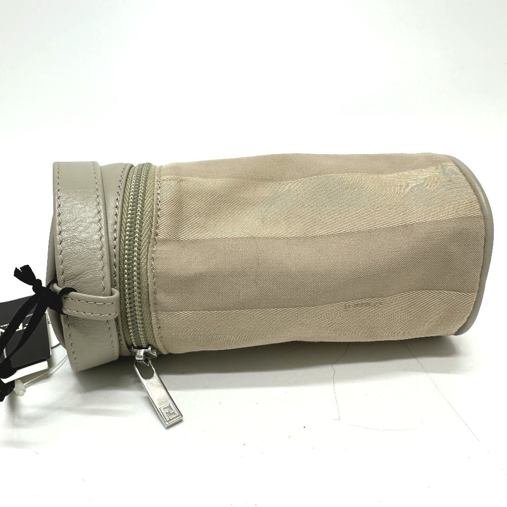 FENDI Bottle holder cotton beige baby bottle holder striped pecan Kids Used Authentic