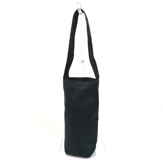 FENDI Bottle holder Nylon black logo unisex(Unisex) Used Authentic