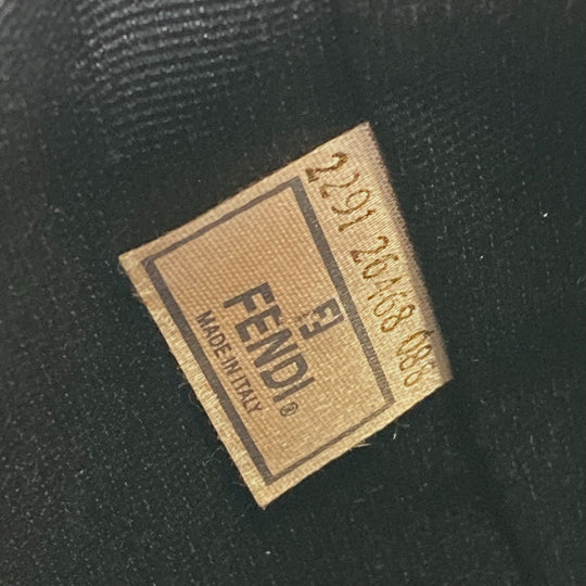 FENDI Bottle holder Nylon black logo unisex(Unisex) Used Authentic