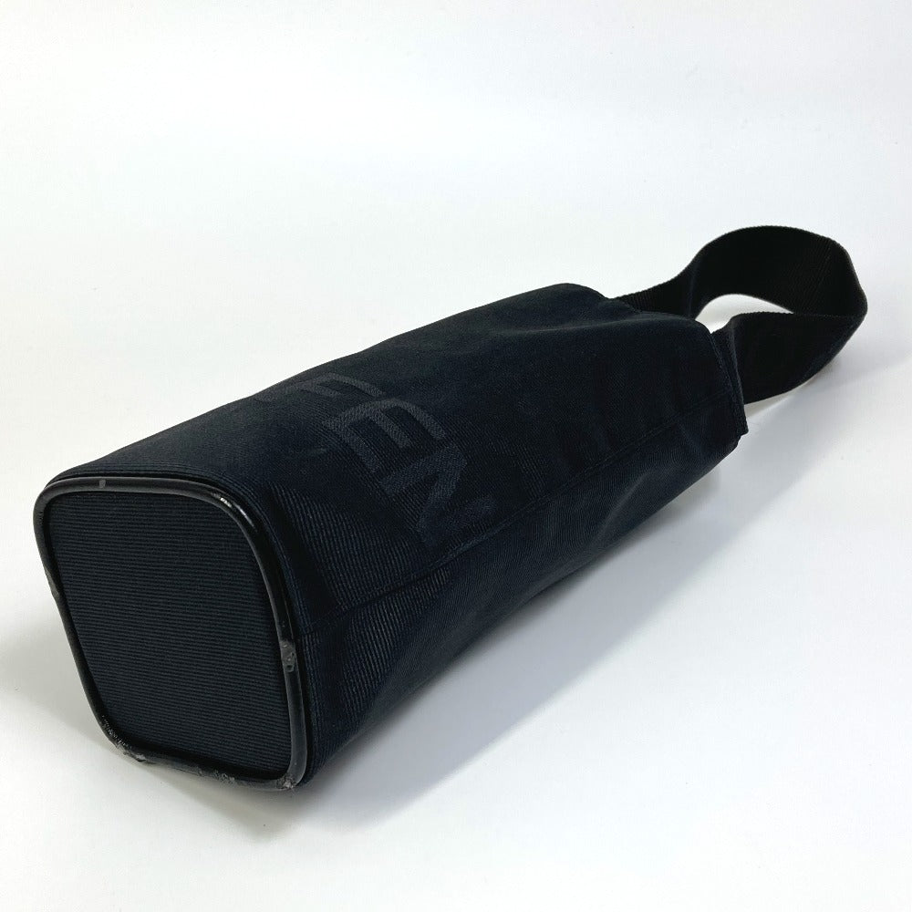 FENDI Bottle holder Nylon black logo unisex(Unisex) Used Authentic