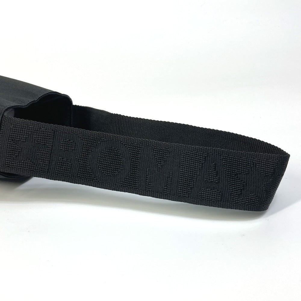 FENDI Bottle holder Nylon black logo unisex(Unisex) Used Authentic