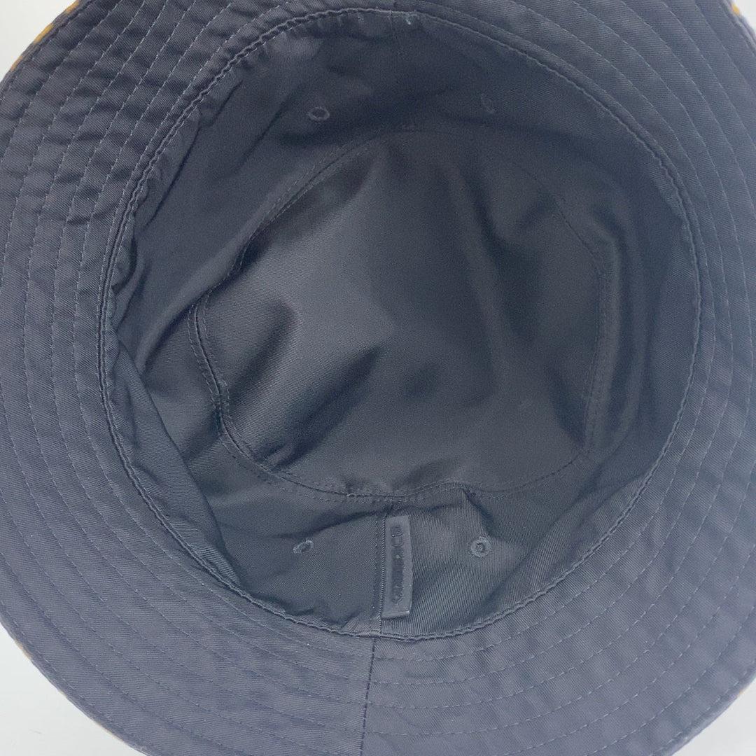 BURBERRY hat polyamide Brown black Bucket hat, hat, bucket hat Leopard Pattern Leopard Pattern mens Used Authentic