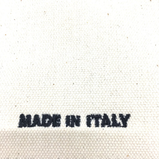 FENDI Tote Bag 8BH379 canvas Beige x black logo rome shopper Women Used Authentic