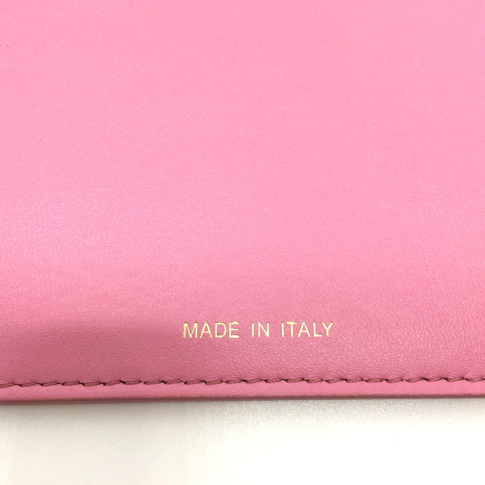 FENDI Pouch 7AR907 leather pink Peek-a-boo bag-in Women Used Authentic