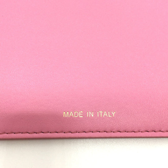 FENDI Pouch 7AR907 leather pink Peek-a-boo bag-in Women Used Authentic
