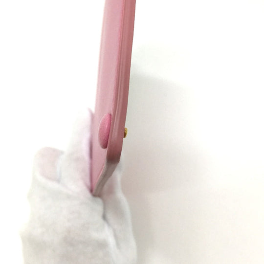 FENDI Pouch 7AR907 leather pink Peek-a-boo bag-in Women Used Authentic