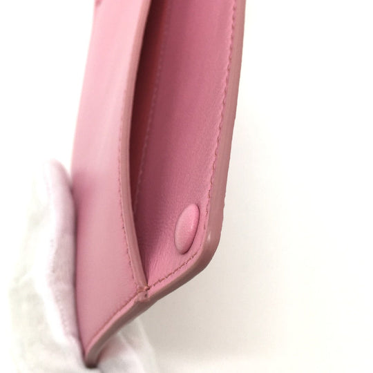FENDI Pouch 7AR907 leather pink Peek-a-boo bag-in Women Used Authentic