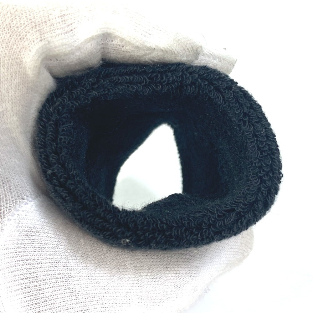 FENDI Wristband FAD015 cotton black pair Karl Lagerfeld unisex(Unisex) Used Authentic