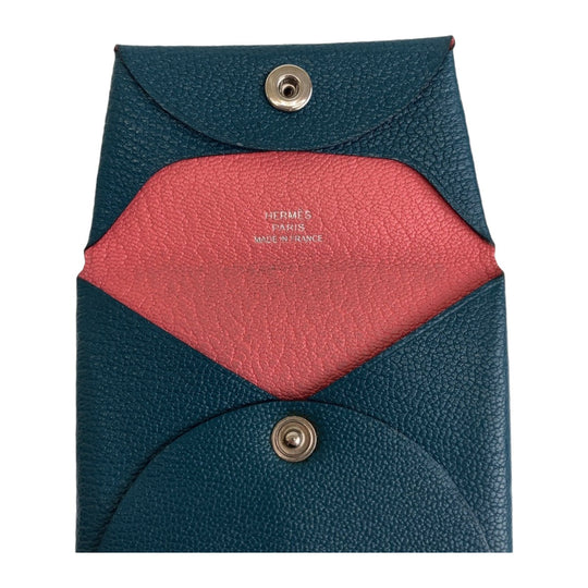 HERMES Coin case Shave Veil Bosphore Coin case Coin Pocket Bastia Verso Women Used Authentic