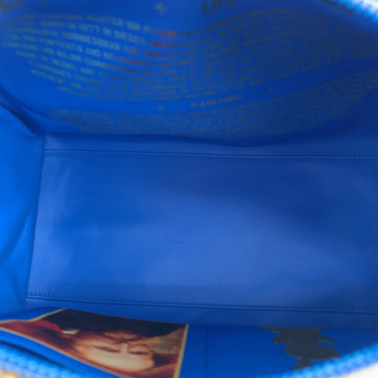 LOUIS VUITTON Boston Duffel bag PVC Blue blue Handbags Mini Boston Duffel bag Masters collection Speedy 30 Rubens Jeff Koons Women Used Authentic